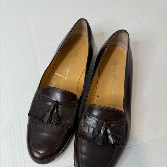 Salvatore Ferragamo Studio Tassels Kiltie Loafers Men’s Size 9.5 D main image 16
